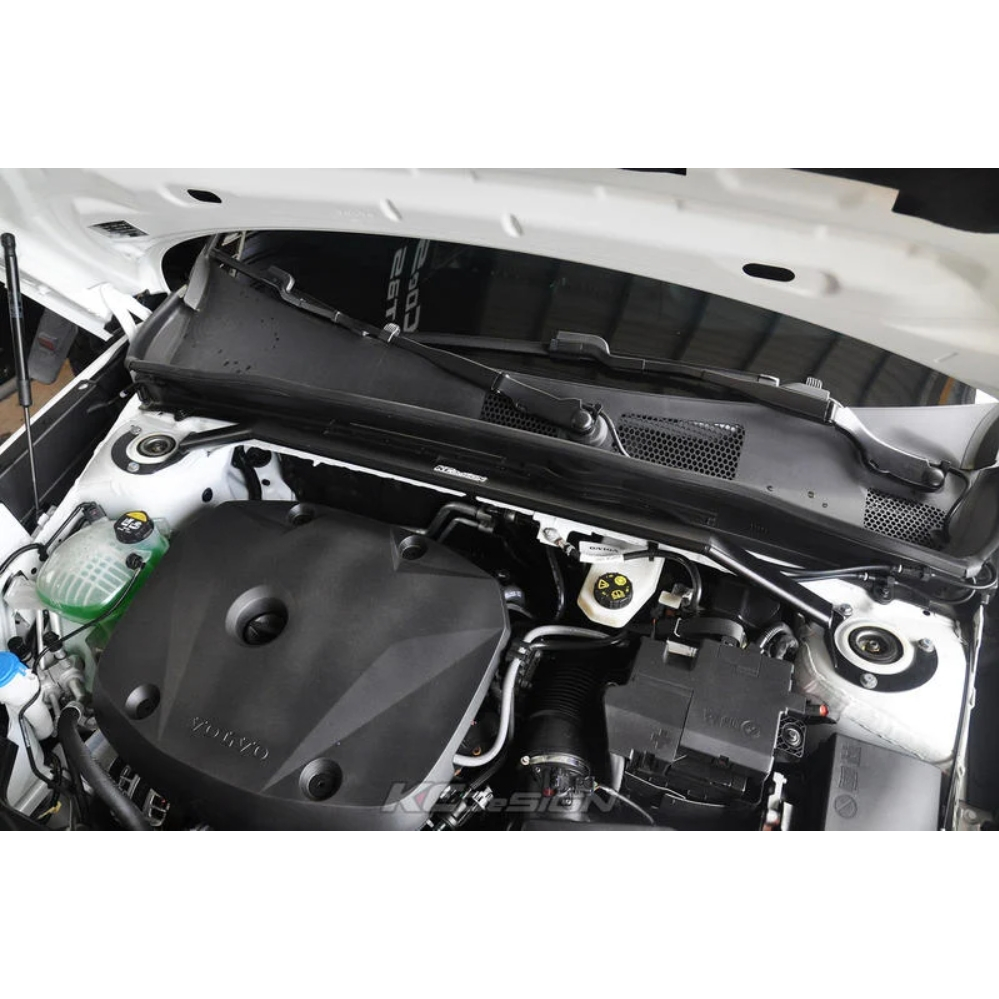 『KCDesign』Volvo XC40 T4/T5 不鏽鋼 引擎室拉桿