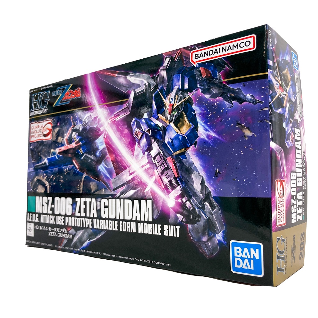 BANDAI 鋼彈模型 HGUC 1/144 #203 MSZ-006 Zeta GUNDAM Z鋼彈 鋼不辣商舖