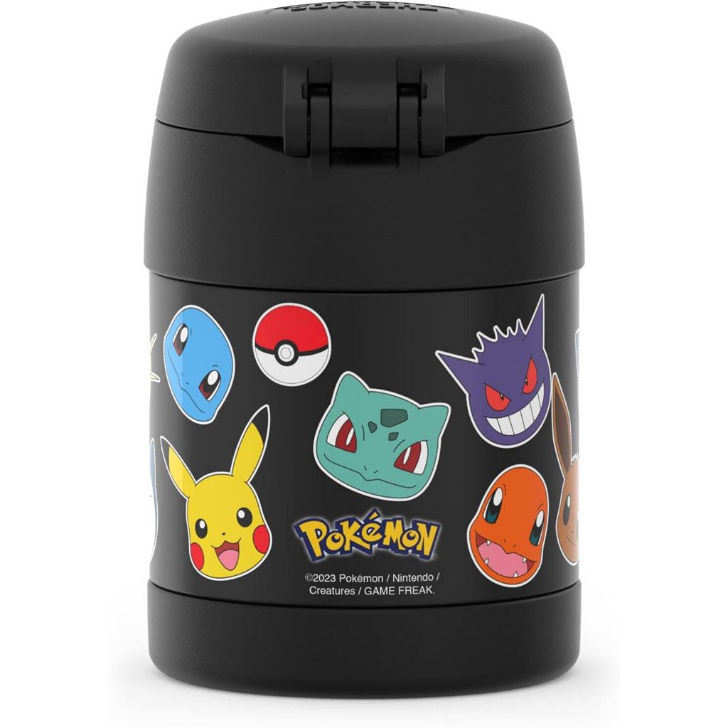 預購👍正版空運👍美國專櫃  THERMOS 不鏽鋼保溫瓶 保溫罐 副食品 寶可夢 Pokemon 悶燒罐 湯匙 膳魔師