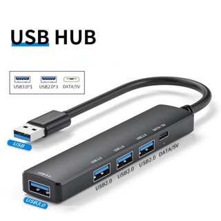 Type-C USB-A USB3.0 HUB 5孔分線器 4USB高速孔集線器 hub集線器 typec充電擴展