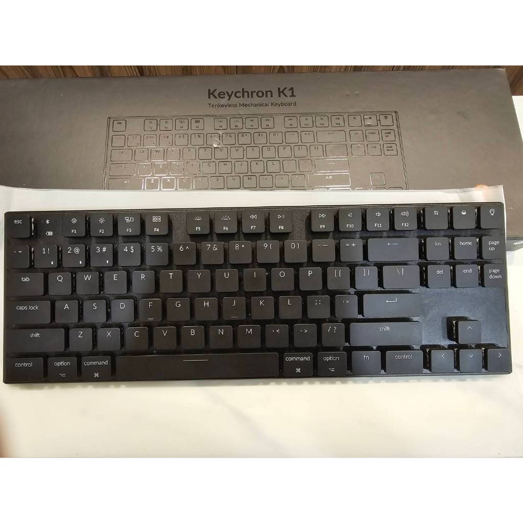《雲蒙小舖》【二手】Keychron K1 藍牙機械鍵盤 87鍵 RGB 青軸/紅軸