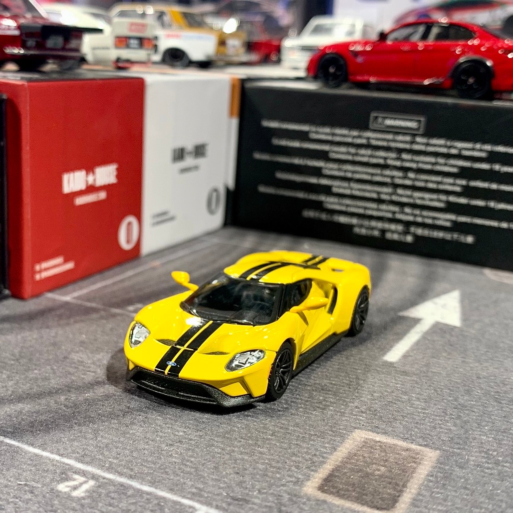 免運 MINI GT Ford GT Triple Yellow 黃色 福特 模型車 613 小汽車