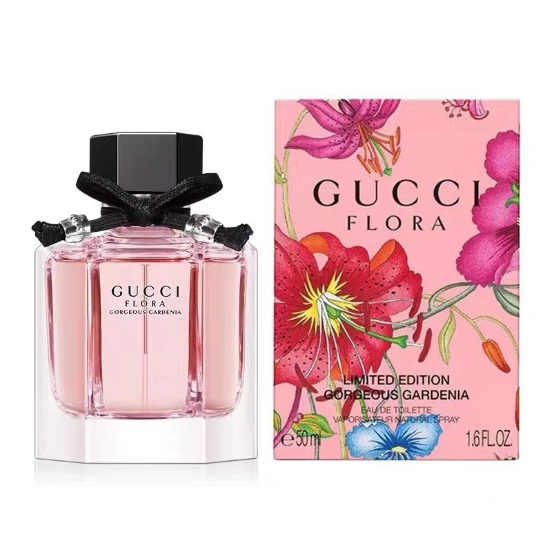 【茜茜香水小站】GUCCI Gorgeous Gardenia 華麗梔子花 女性淡香水 30ml 50ml 100ml