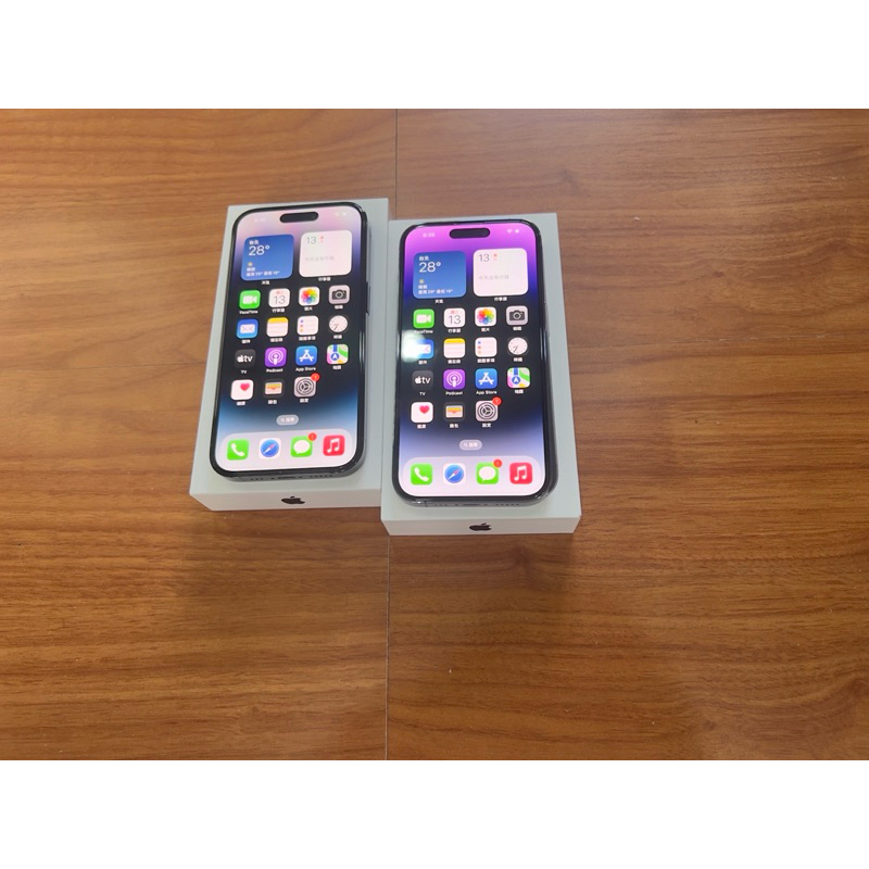 Apple iphone 14 pro 128g 黑色 紫色 外觀近全新 優質三眼機 原廠公司貨 機況佳！！