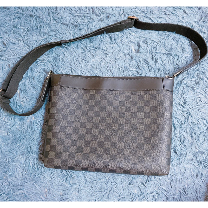 Louis Vuitton 路易威登 N40003經典Mick PM 系列Damier帆布肩斜背 包（小）