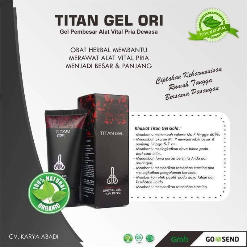 Titan gel penambah ukuran Mr. P