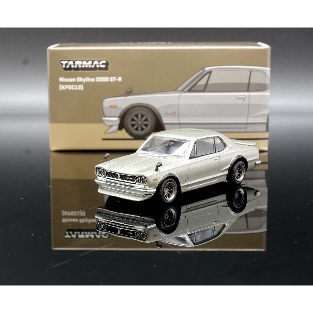 【MASH】現貨特價 Tarmac 1/64 Nissan Skyline 2000 GT-R (KPGC10) 銀