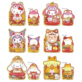 香港三麗鷗2024年春節 酷洛米 布丁狗 大寶 大耳狗 hello kitty凱蒂貓 美樂蒂 貓耳造型紅包袋