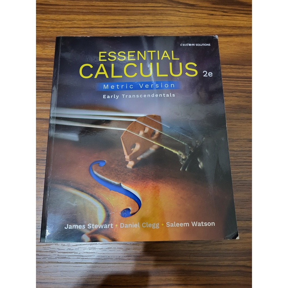 大學 科大用書 Essential Calculus Metric Version,2e 微積分課本 (二手)