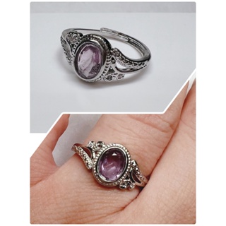 「K.M 飾品」天然紫水晶戒指