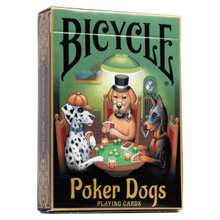 【USPCC 撲克】Bicycle Poker Dogs Playing Cards