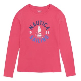 【goose鵝妹莉卡】Nautica 女印花長袖上衣 舒適款