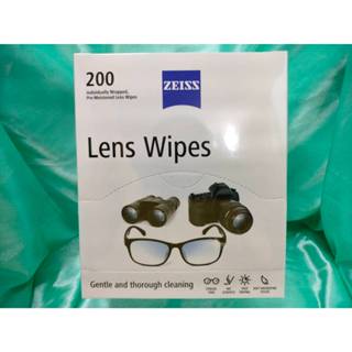 【滿願嚴選】200張 蔡司鏡面拭鏡紙 Zeiss Lens Wipes 200 Sheets 蔡司 鏡面 擦拭紙 拭鏡紙