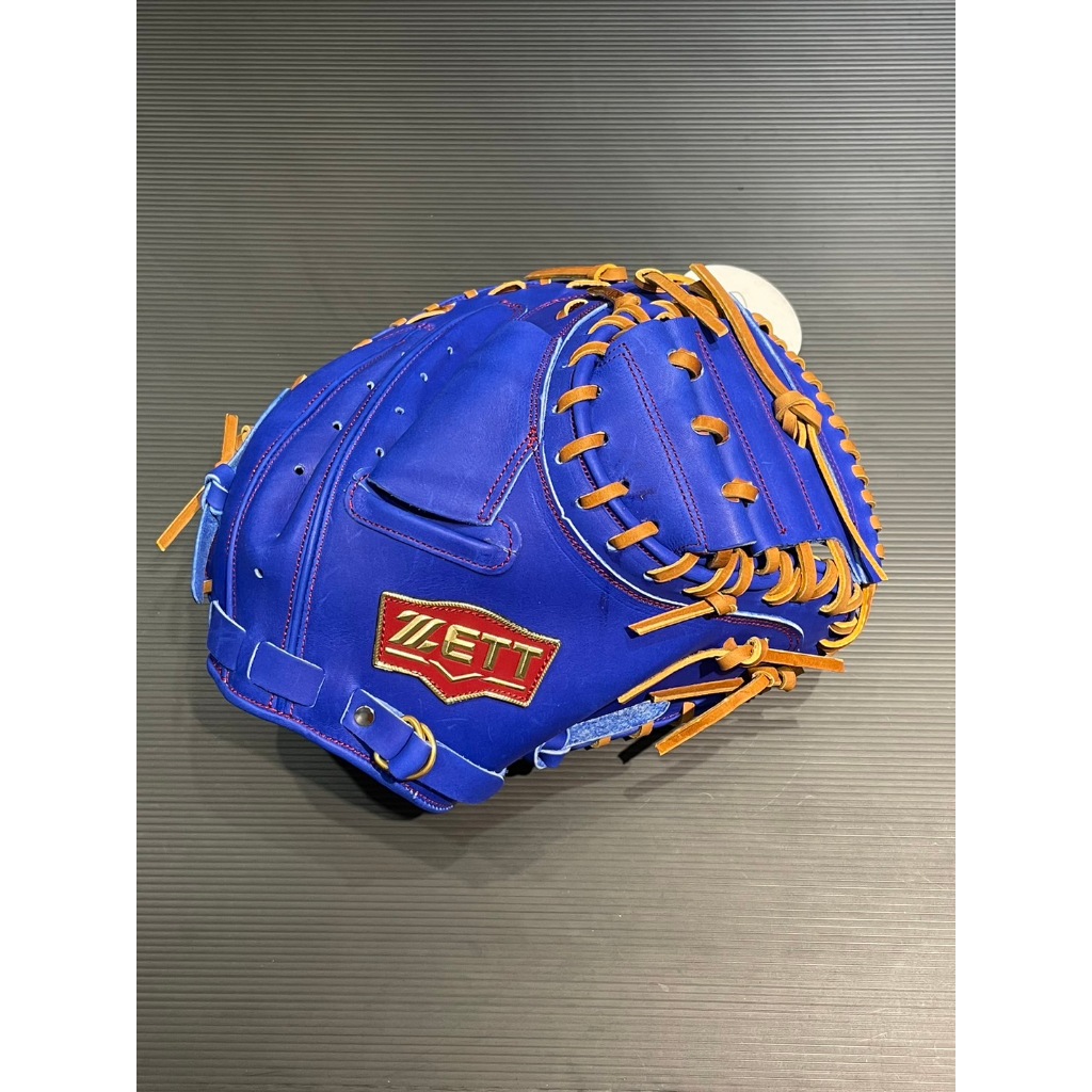 棒球世界全新ZETT36213系列硬式棒球專用補手手套特價寶藍色(BPGT-36212)