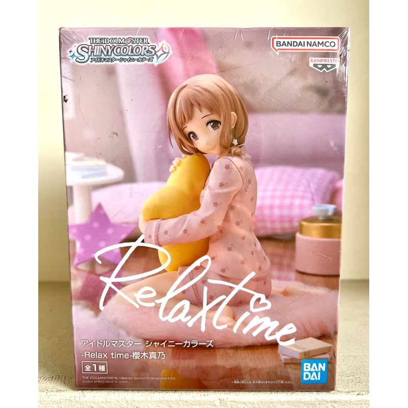 正版 日版 偶像大師 閃耀色彩 relax time 休息時間 櫻木真乃 美女 公仔