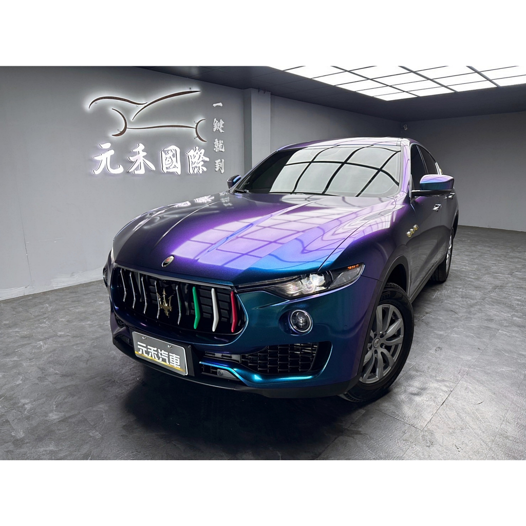 [元禾阿志中古車]二手車/Maserati Levante Elite 3.0 (原車黑色)包膜藍紫變色龍/元禾汽車