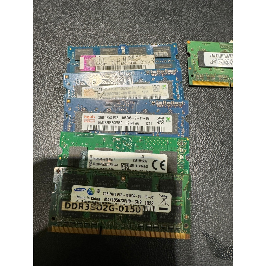 NB 筆電 DDR3 1333 2G 二手記憶體