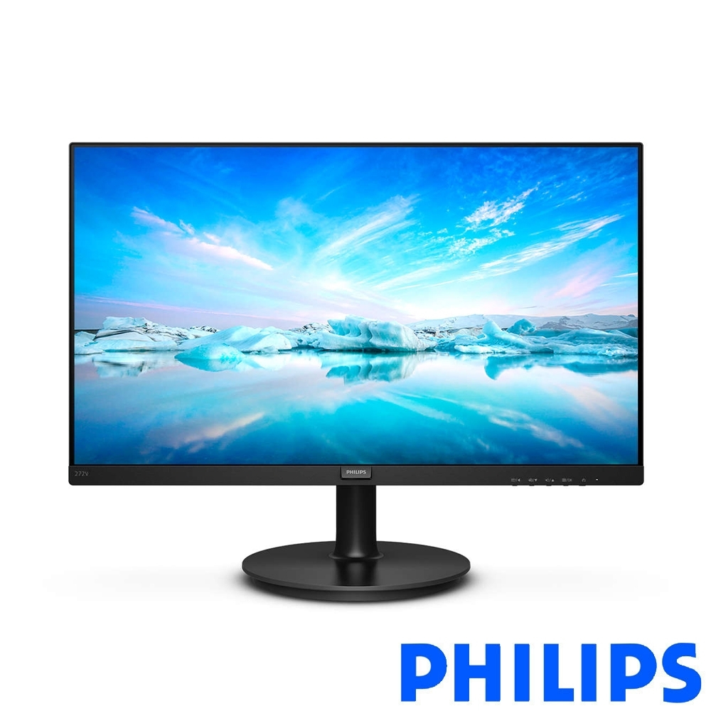 PHILIPS 飛利浦 272V8A 薄邊框螢幕(27吋/FHD/HDMI/喇叭/IPS) 不閃爍