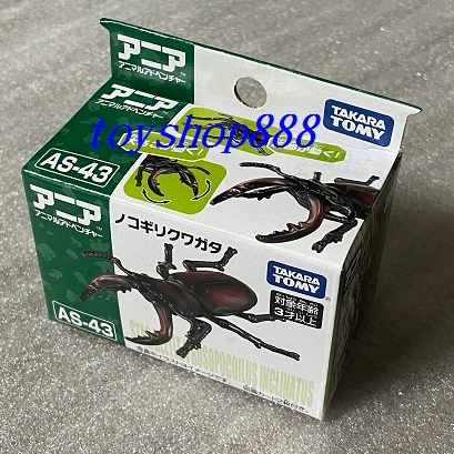 AS-43 鋸齒鍬形蟲 大角,胸可動 ANIA 探索動物 多美動物園 日本TAKARA TOMY (888玩具店)