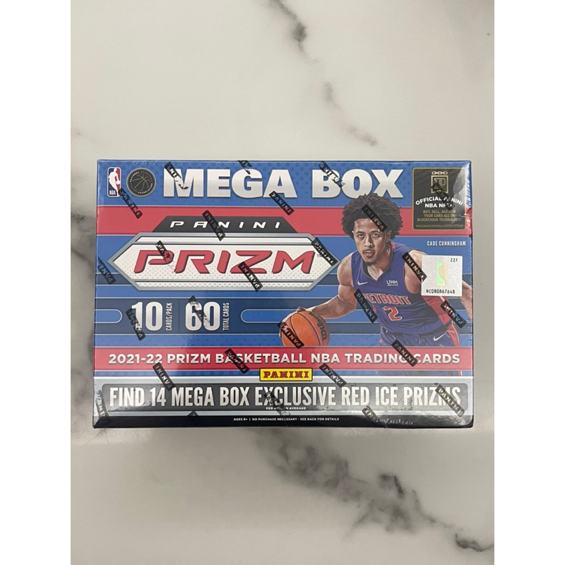 2021-22 Panini Prizm Basketball Mega Box 一盒 拆 Cade