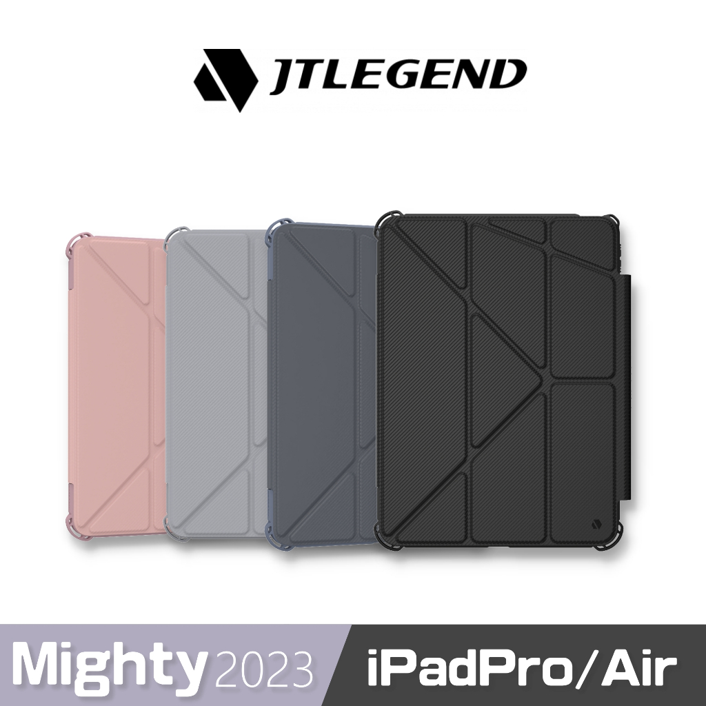(免運)JTLEGEND iPad Air 10.9/Pro 11吋共用 Mighty Shield相機快取面蓋防摔皮套