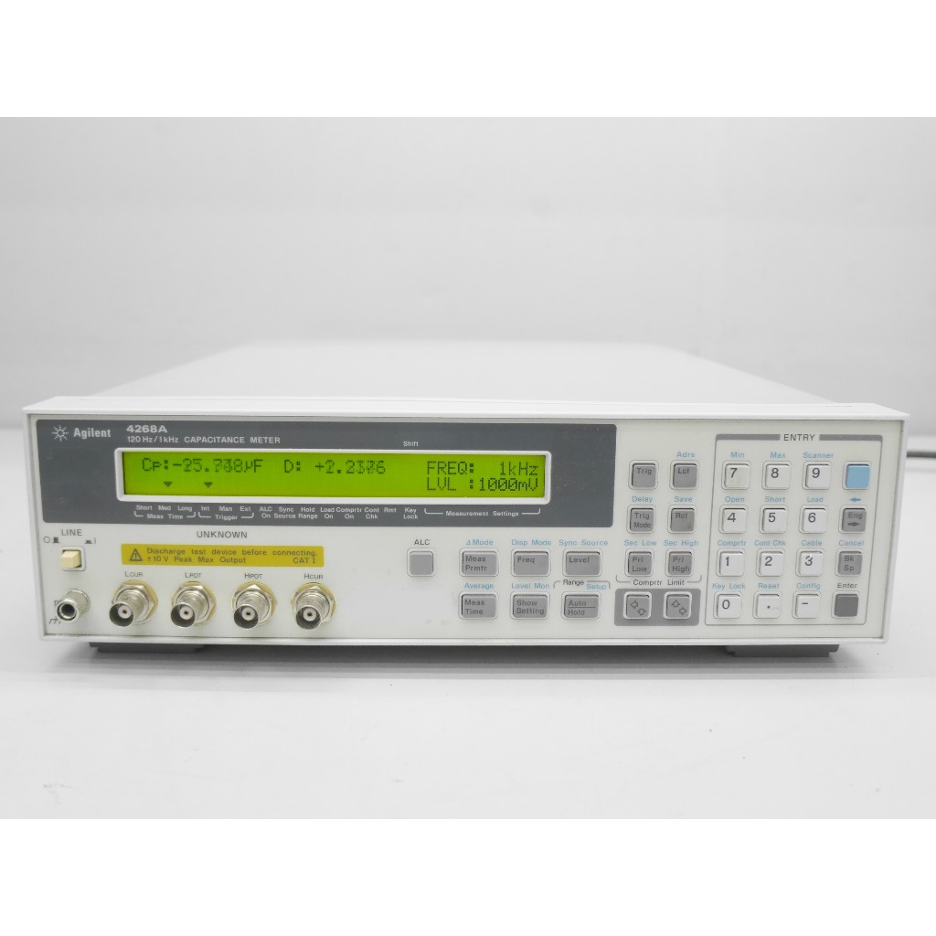 (HLFA-TMA) Agilent 安捷倫 4268A 1KHz Capacitance Meter 電容測試儀