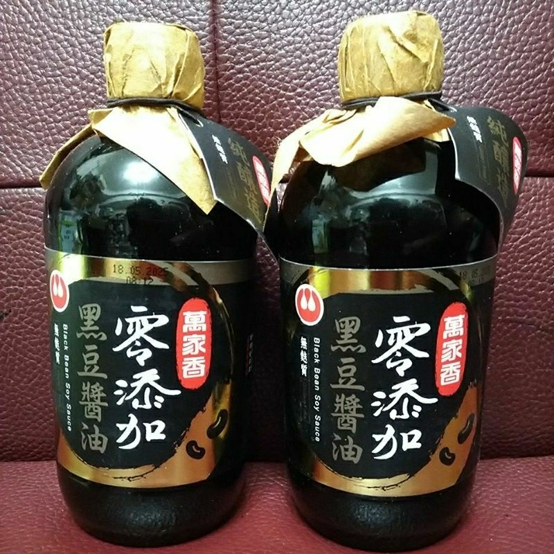 一瓶170元 萬家香 零添加黑豆醬油 450ml