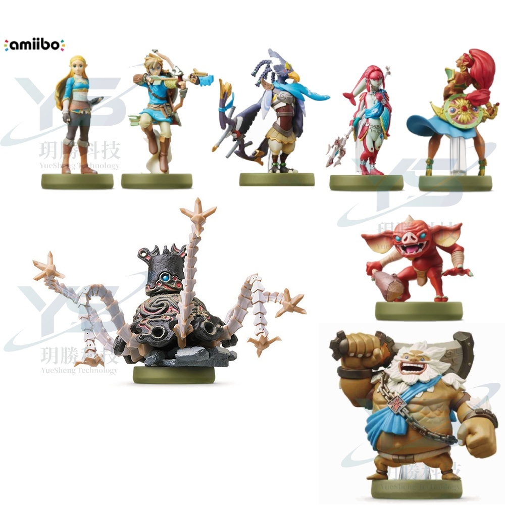 Switch 任天堂 amiibo 玩具 公仔 曠野之息系列 林克 烏魯波薩 薩爾達公主 守護者 米法 里巴爾 哥布林