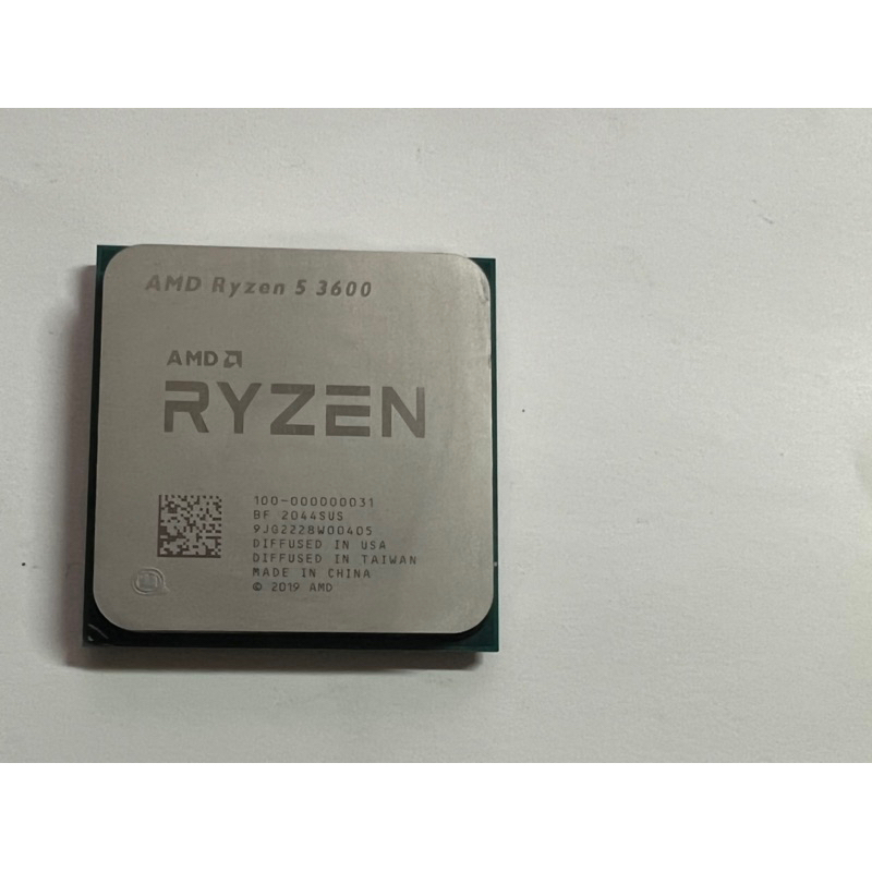 電腦雜貨店～AMD RYZEN 5 3600 六核十二線 處理器 CPU 無散熱器 二手良品 $2399