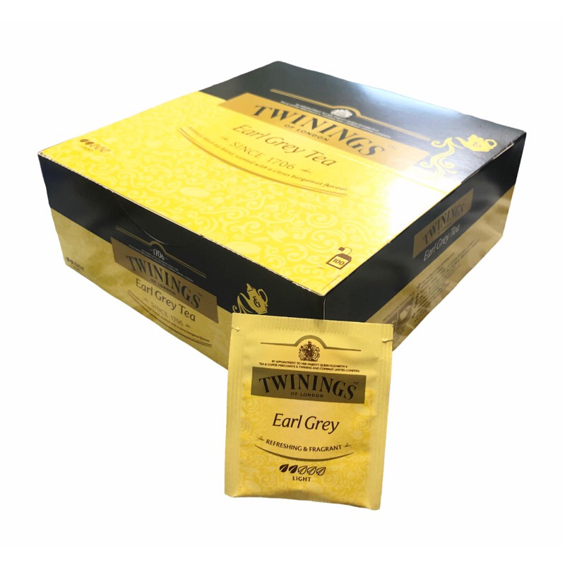 Twinings 唐寧 皇家 伯爵茶 2g/入（分購20入/半盒50入/一盒100入）佛手柑芬芳 午後時光 茶包 好市多