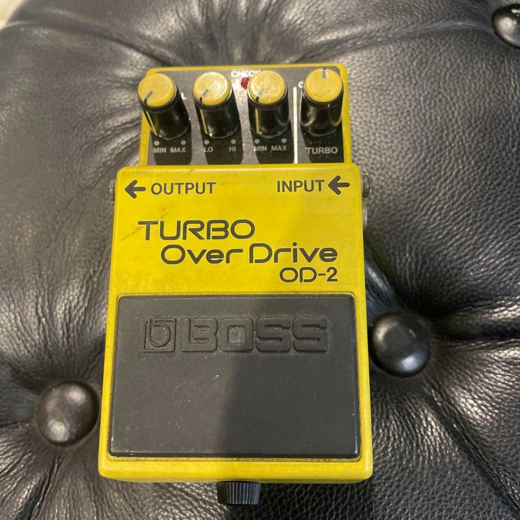 【日本直送】 Boss OD-2 Turbo OverDrive 效应器 Guitar 中古 1987