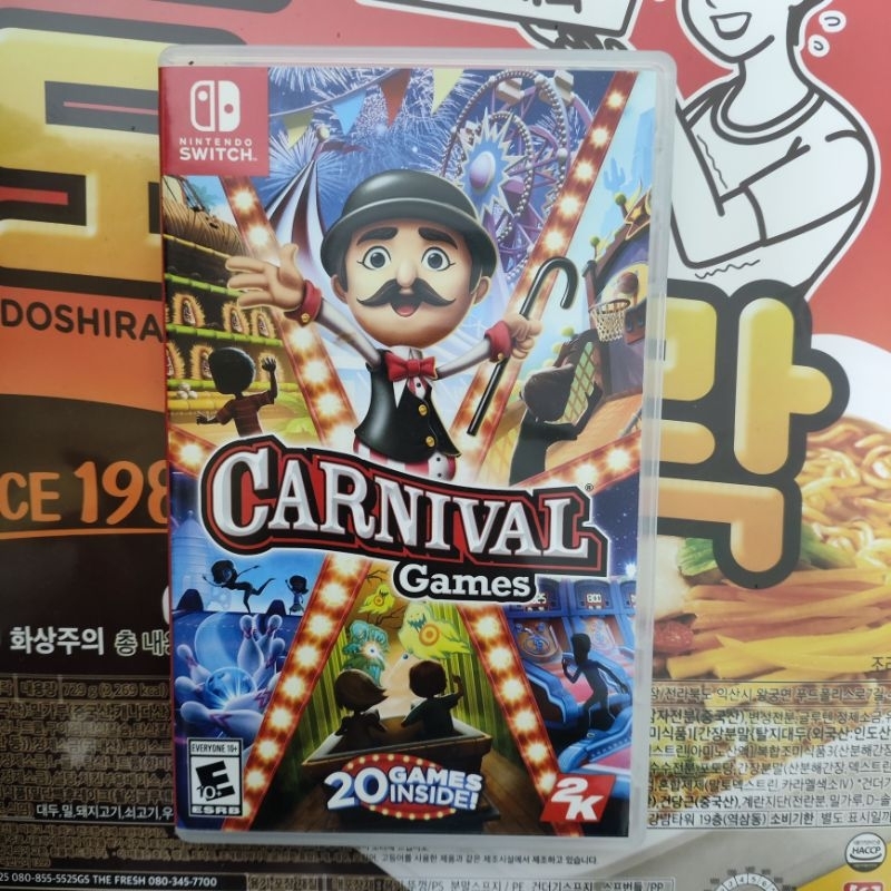 NS Switch 《體感嘉年華 Carnival Games》國際中文版（中古）