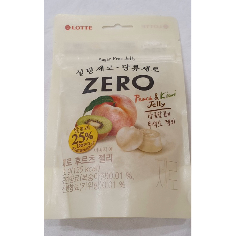 *現貨*韓國🇰🇷 LOTTE 樂天 Zero零糖低卡水果軟糖 1組/2包(52gX2)