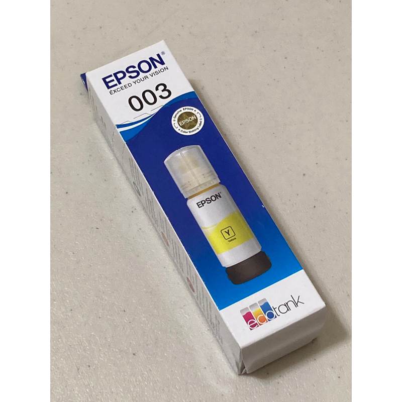epson 原廠黃色墨水 型號003 適用L3150 等