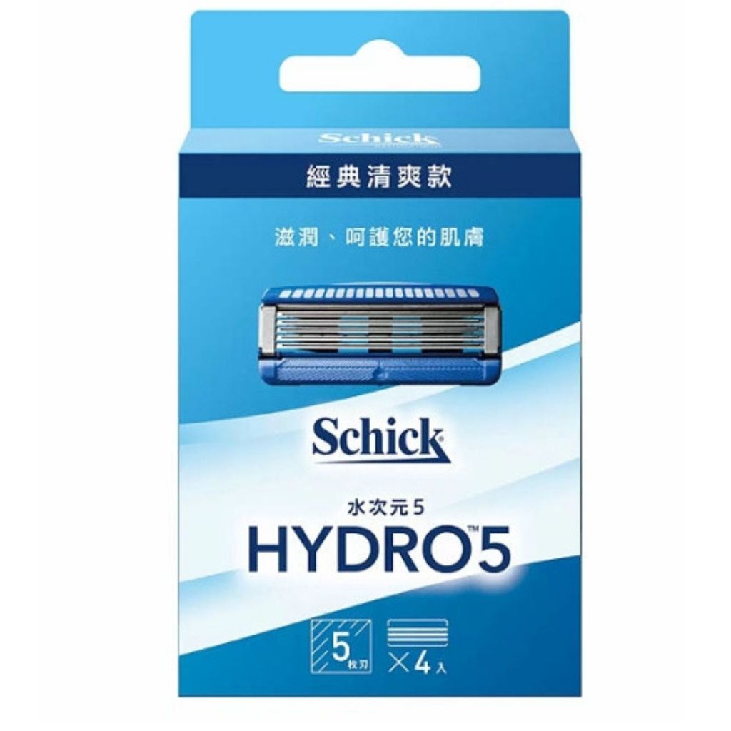 舒適 Hydro水次元5刮鬍刀片X4入 D108575 COSCO代購