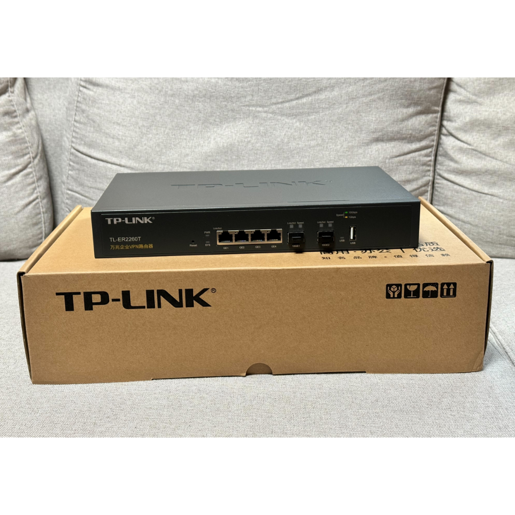 TP-LINK TL-ER2260T 企業路由器 10G SFP+ 1GbE Router