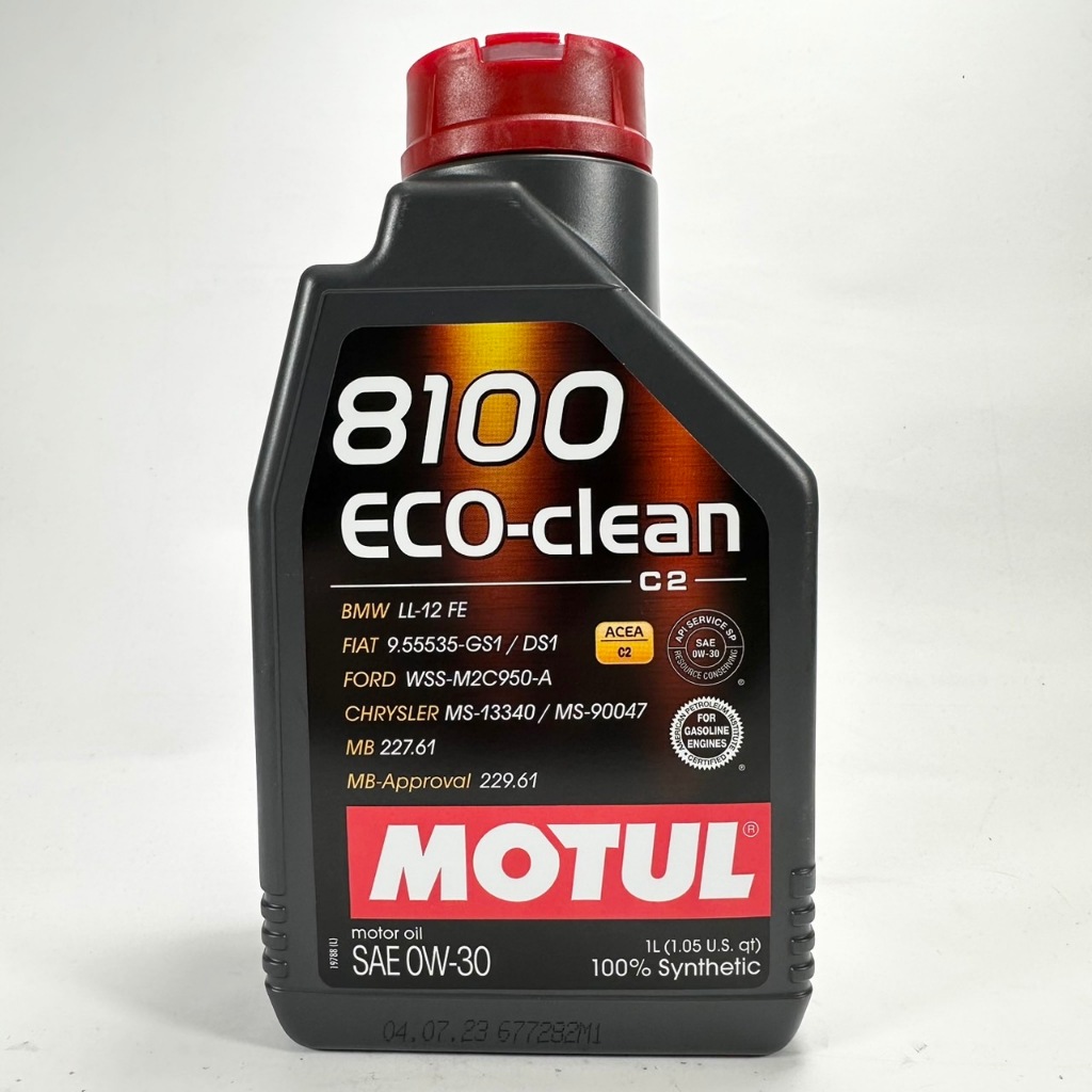 [機油倉庫]附發票MOTUL 8100 ECO-Clean 0W-30 0W30全合成機油