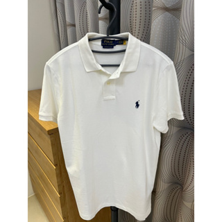 (優質新品）RALPH LAUREN POLO CUSTOM SLIM FIT 白色M號 拉夫勞倫