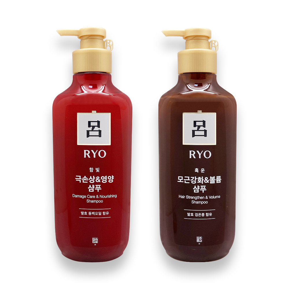 【Ryo 呂】韓方頭皮養護洗髮精 400ml 洗髮精 韓方 養護 山茶花 薄荷 黑豆