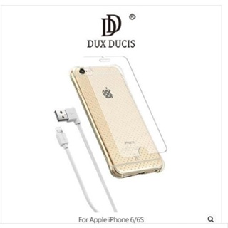 DUX DUCIS Apple iPhone 6/6S 4.7吋 三合一套件組 保護套+玻璃貼+傳輸線