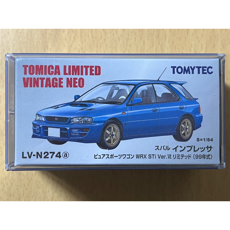 Tomytec Subaru Impreza WRX STI Tomica lv-n274 tlv 速霸陸 1/64