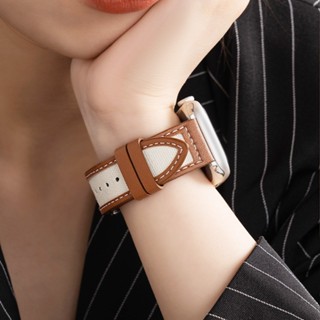 寬版帆布真皮錶帶 apple watch s9錶帶 8 7 6 5 4 SE 錶帶 皮革錶帶 蘋果手錶錶帶 蘋果錶帶