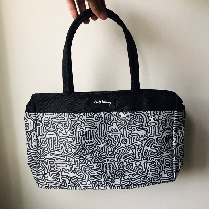 Keith Haring 美國塗鴉大師凱斯哈林 手提肩背包 仕女包 肩包