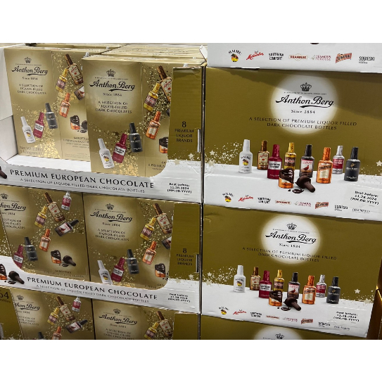 貓遊樂Costco代購 Anthon Berg 烈酒巧克力禮盒 1公斤