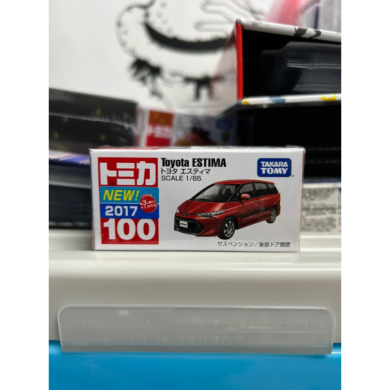 Tomica 100 多美小汽車 Toyota estima 新車貼