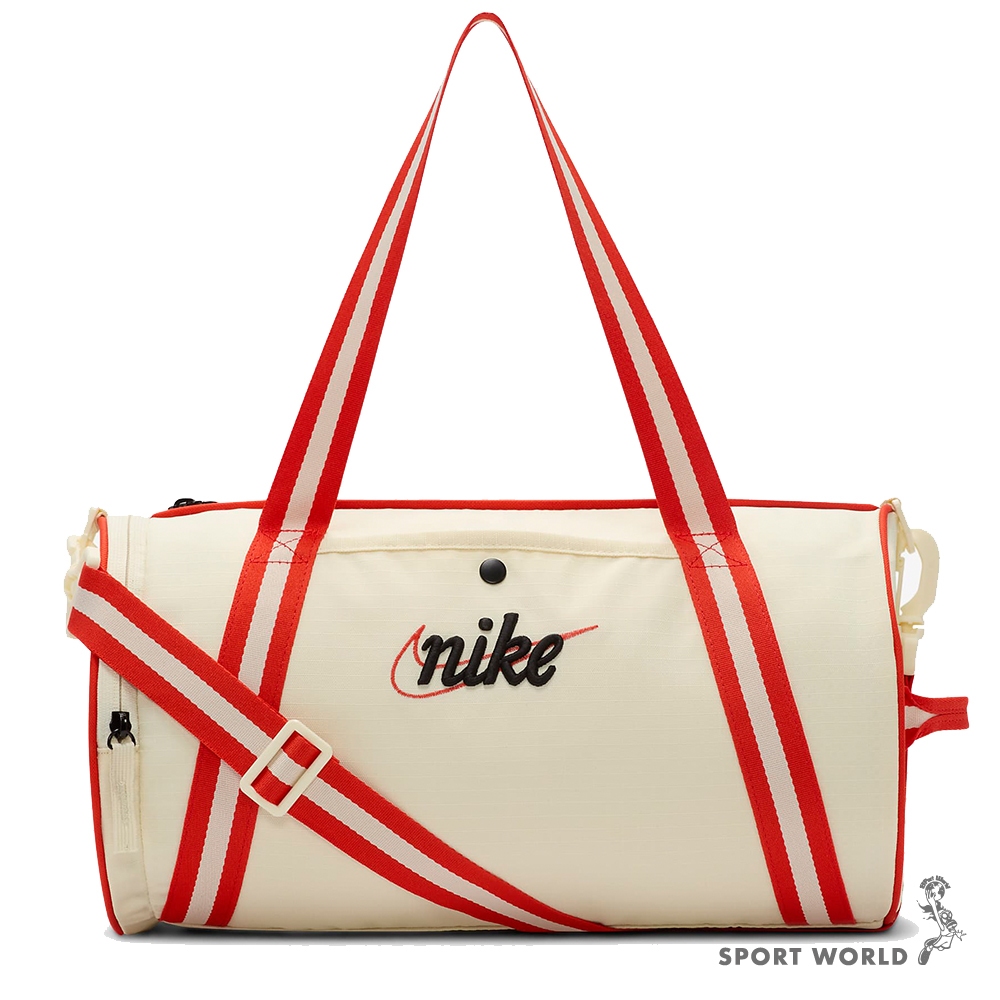Nike 旅行袋 手提包 健身 隔層 米黃【運動世界】DR6261-113