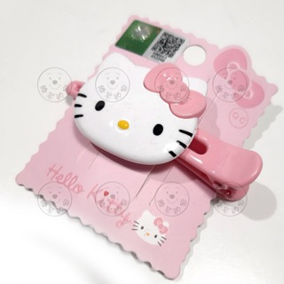 三麗鷗正版 髮夾 Hello Kitty 凱蒂貓 髮飾 邊夾 壓克力 水滴型 一字夾 飾品 Sanrio