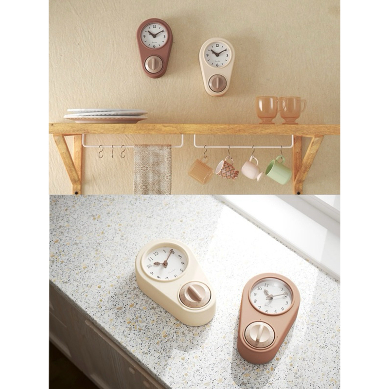 現+預 韓國 banana studio 時鐘計時器 計時器 定時器 無聲時鐘 掛鐘 廚具用品 生活小物