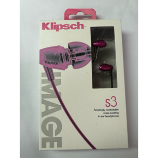 Klipsch S3 古力奇耳道式耳機 全新未拆封