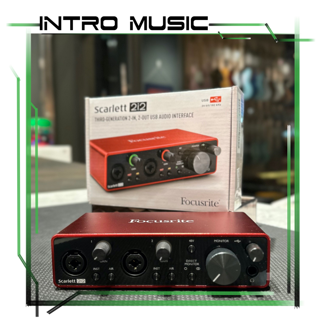 INTRO MUSIC || Focusrite Scarlett 2i2 3rd Gen 錄音介面